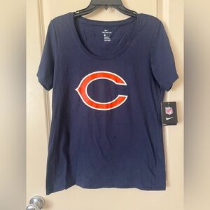 Nike Women's Navy Blue Chicago Bears Tee